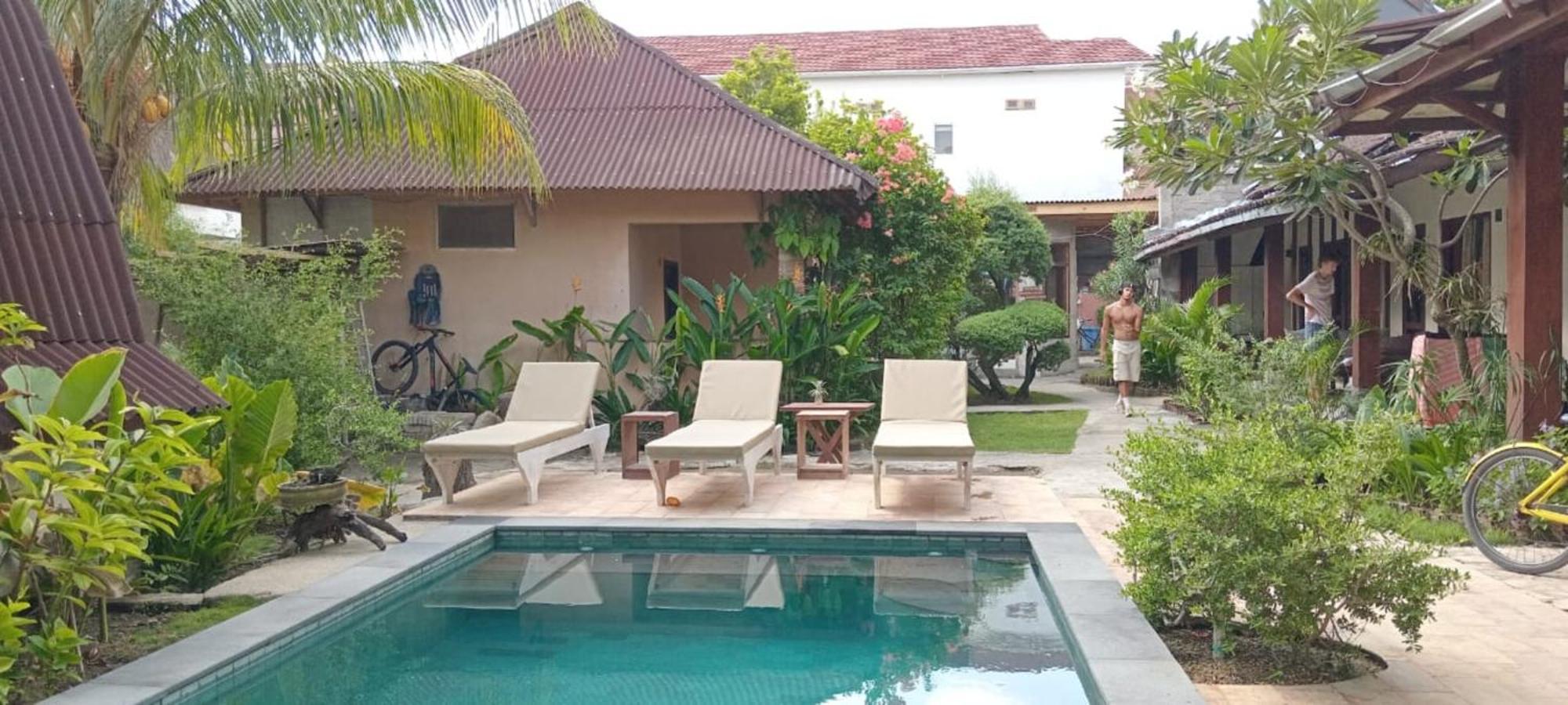 Hotel D'Gilian Bungalow Gili Trawangan Exterior foto