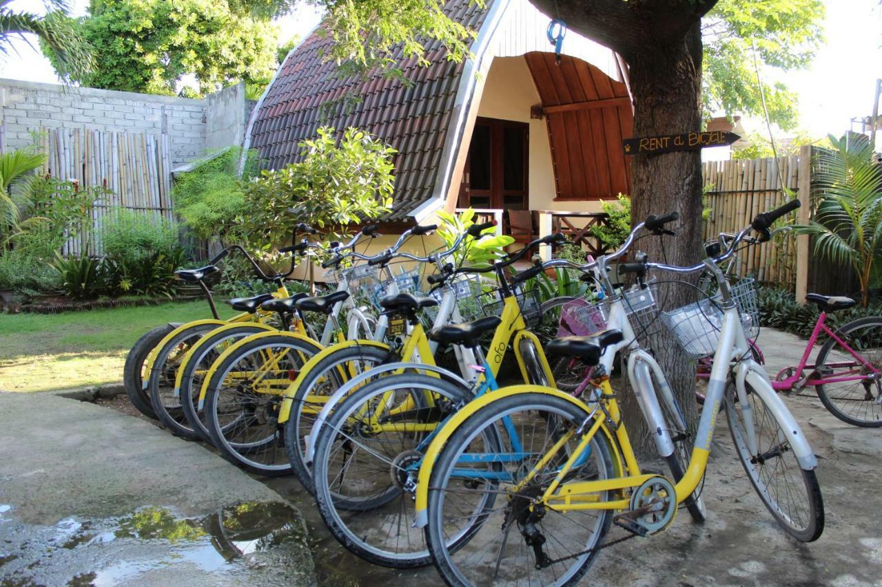 Hotel D'Gilian Bungalow Gili Trawangan Exterior foto